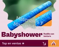Rodillo Baby babero para fondant Baby baberos para texturizar fo